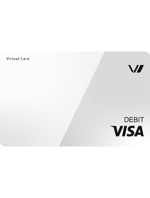 1 USD Virtual Visa® Prepaid Card